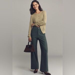 Maeve the Colette Full Length Wide Leg Pants by Anthropologie